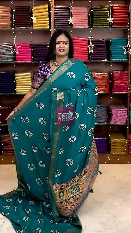 Viscose Chiffon Sarees - vol1