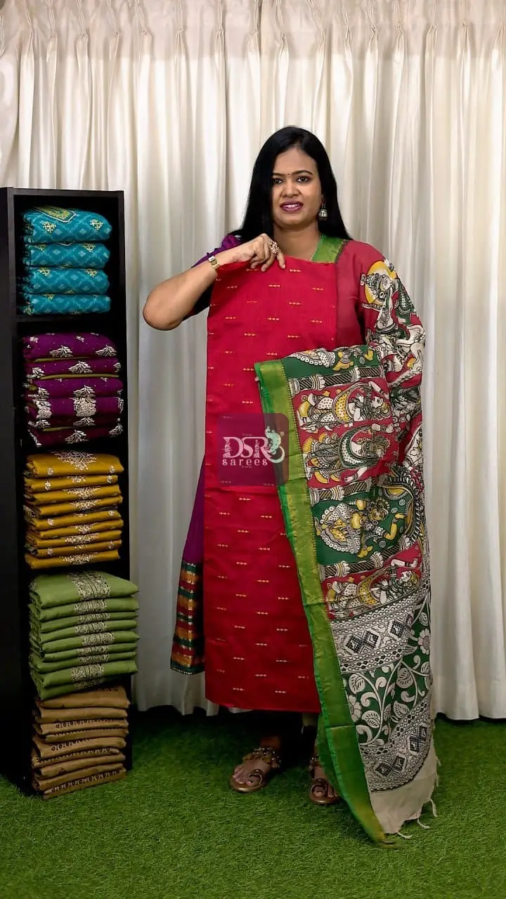 2 Pc Semi Dupion Salwar Suits