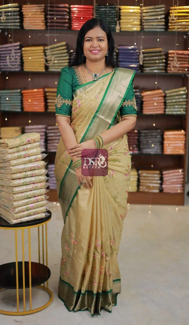 Printed Tissue Silk Sarees