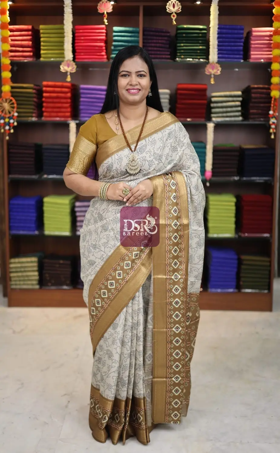 Khadhi Jute Cotton Sarees