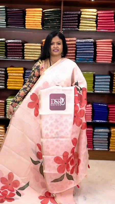 Linen Cotton Sarees