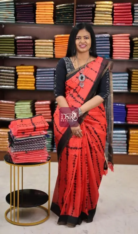 Chanderi Sico Saree