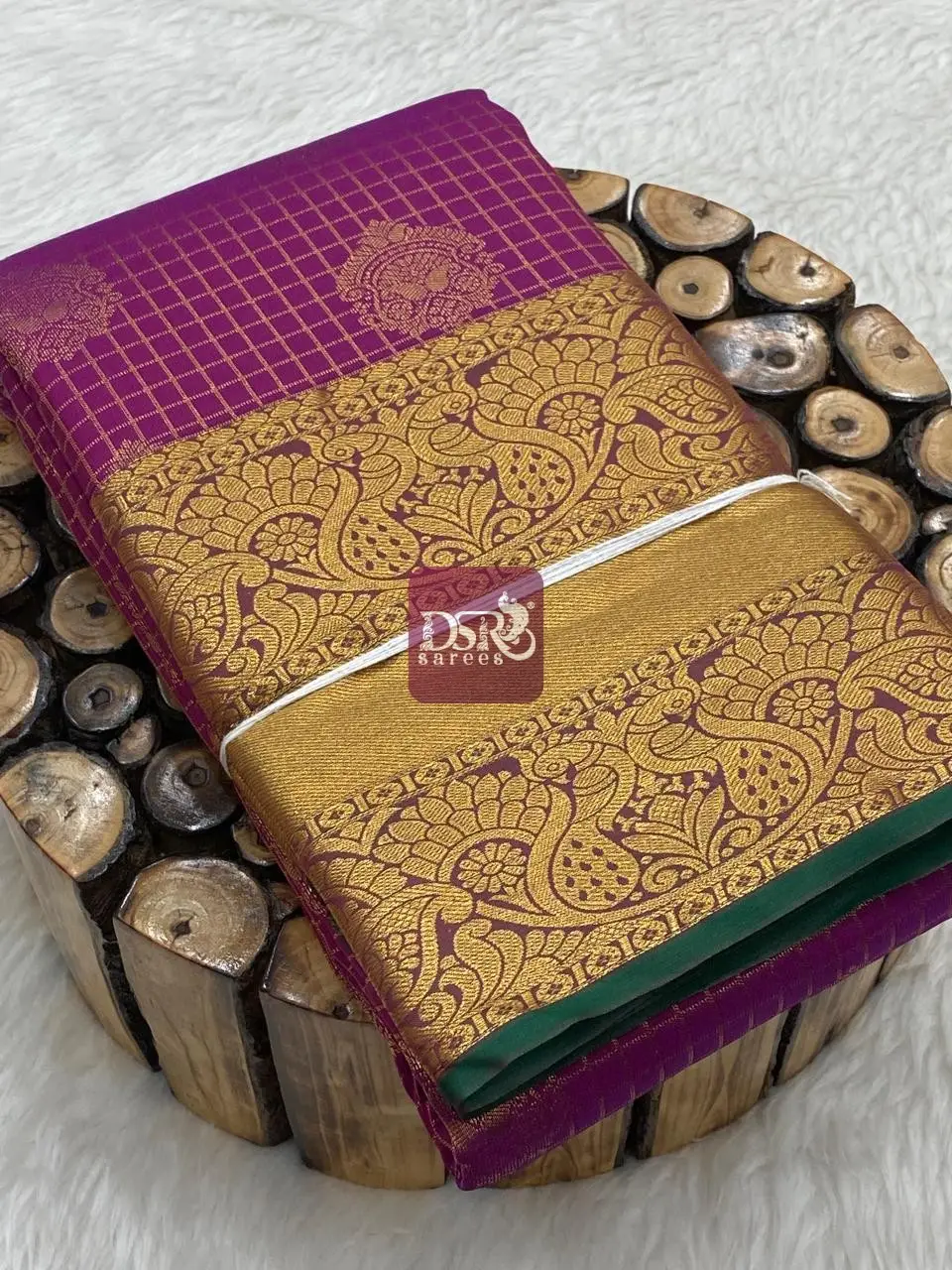 Checks Butta Bridal Sarees