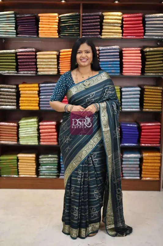 Georgette Chiffon Sarees - Vol1