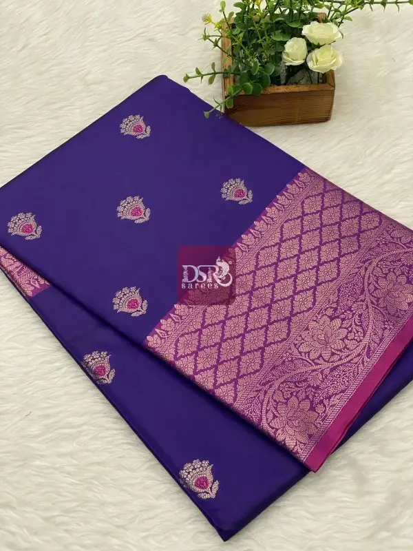 Banarasi Gadwal soft silk saree