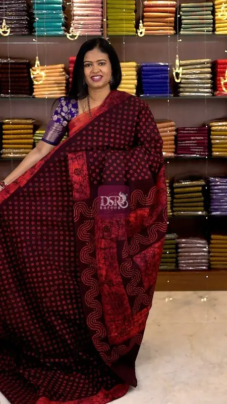 Battik Sugudi Cotton Sarees