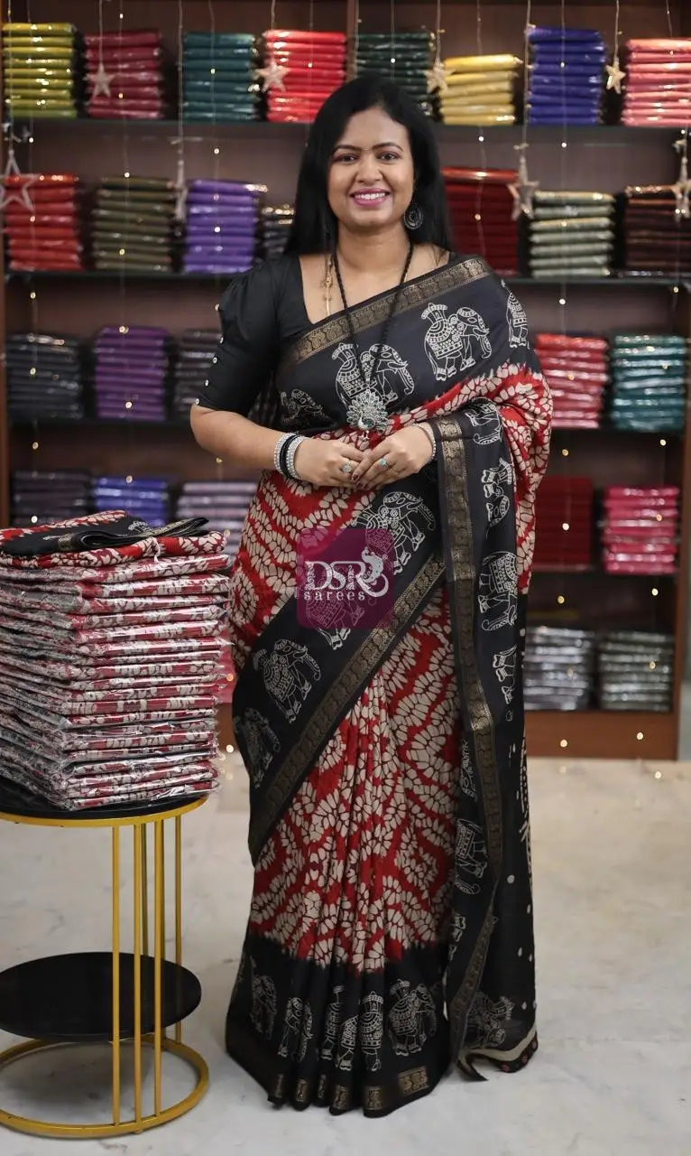 Viscose Reyon Cotton Saree