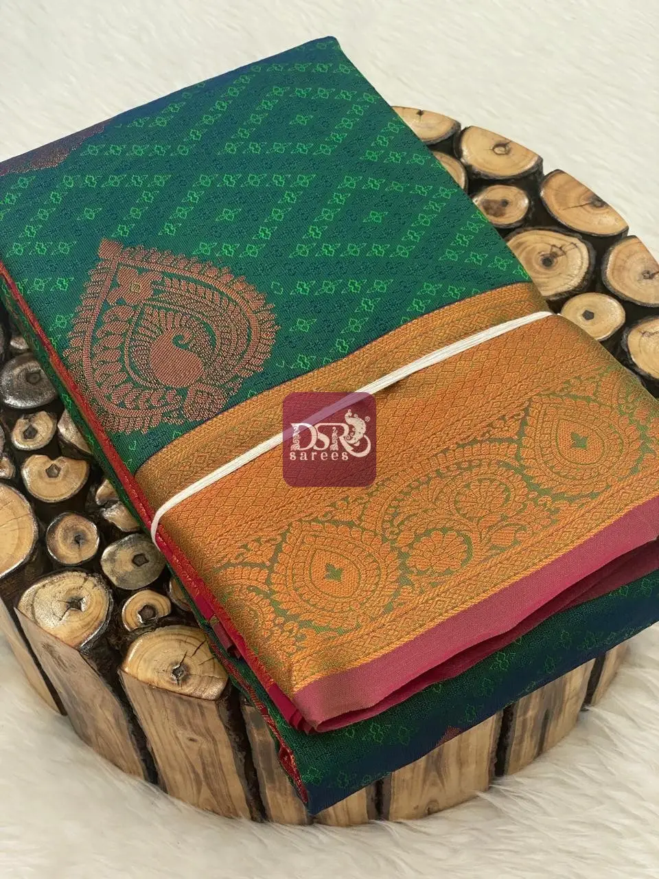 Self Embose Udal Butta Sarees