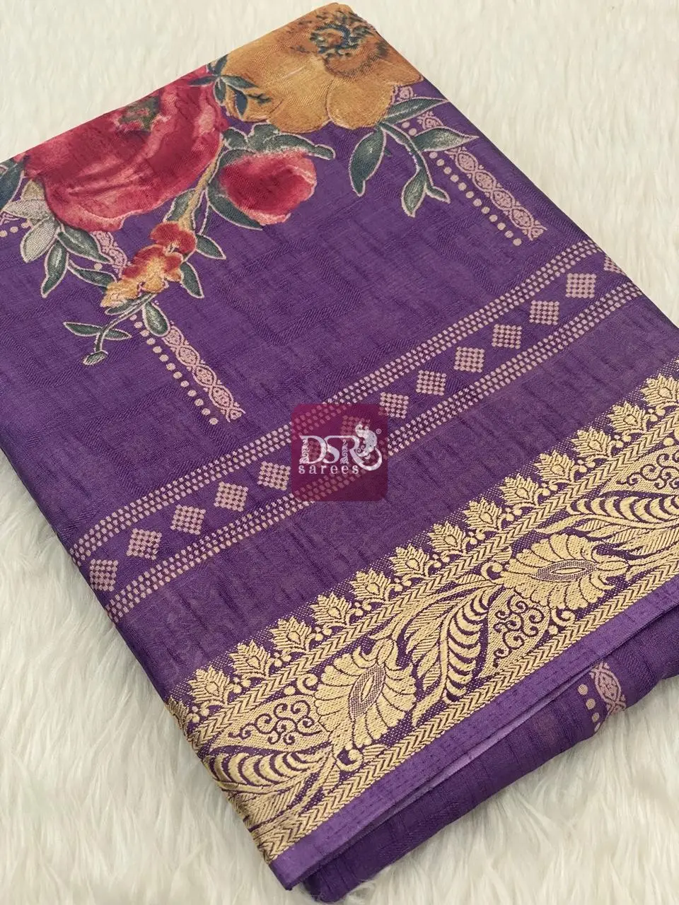 Viscose Chiffon Saree - vol9