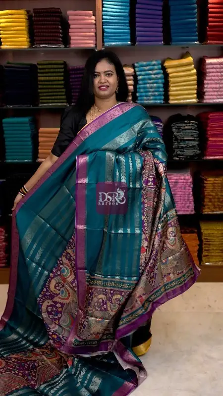 Digital Print Dola Crepe Saree