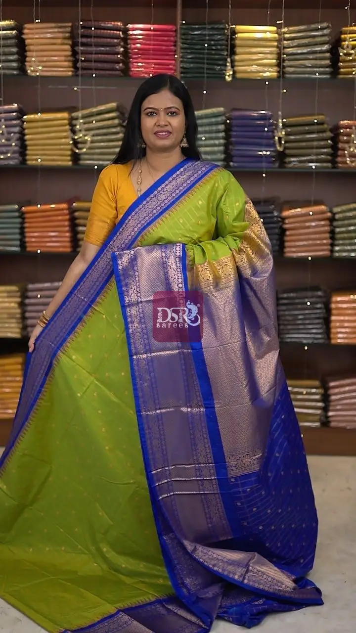 Semi Gadwal Border Sarees