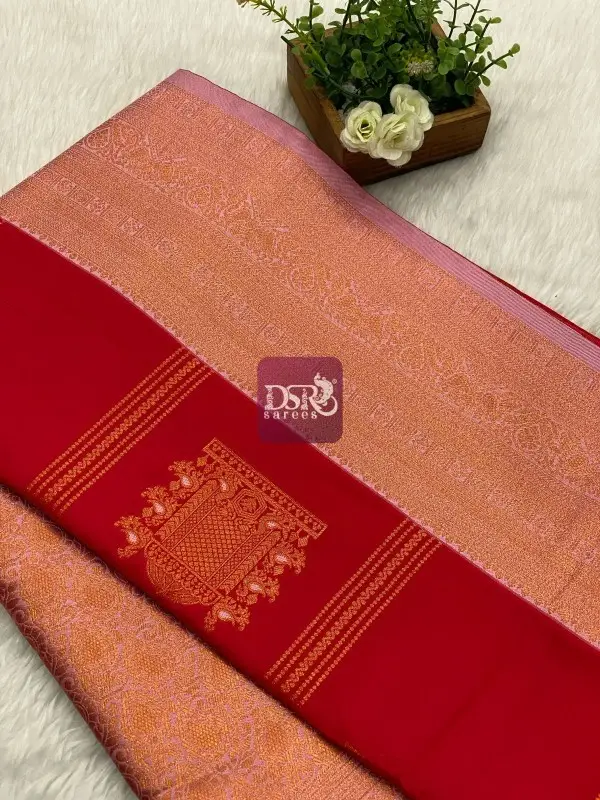 Premium Kanchi Korvai Border Saree