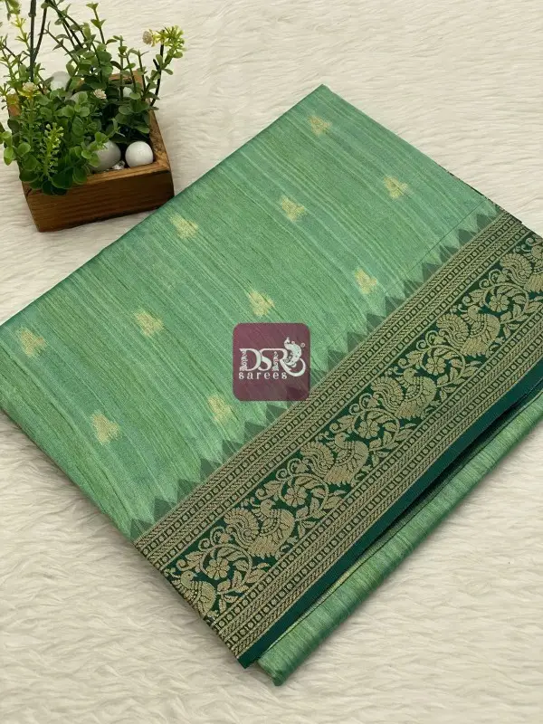Munga Tussar Silk Sarees