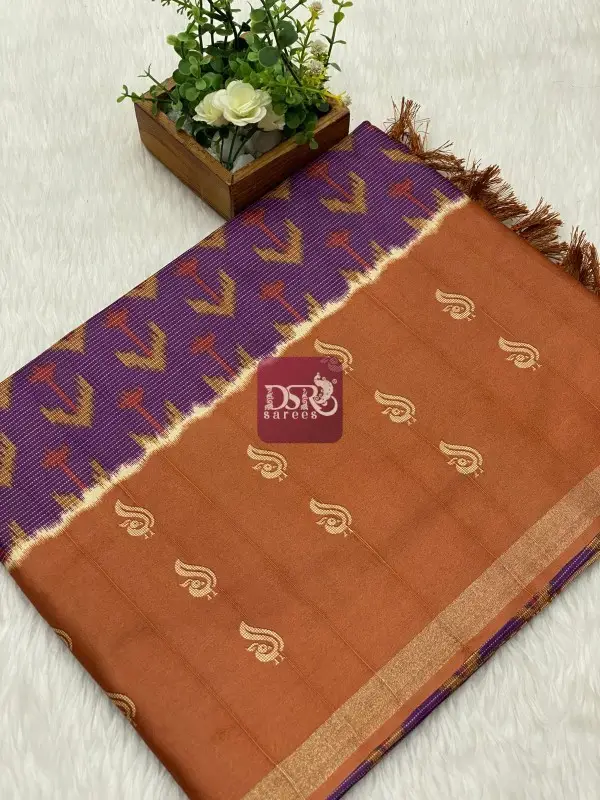 Semi Tussar Jute Silk Sarees