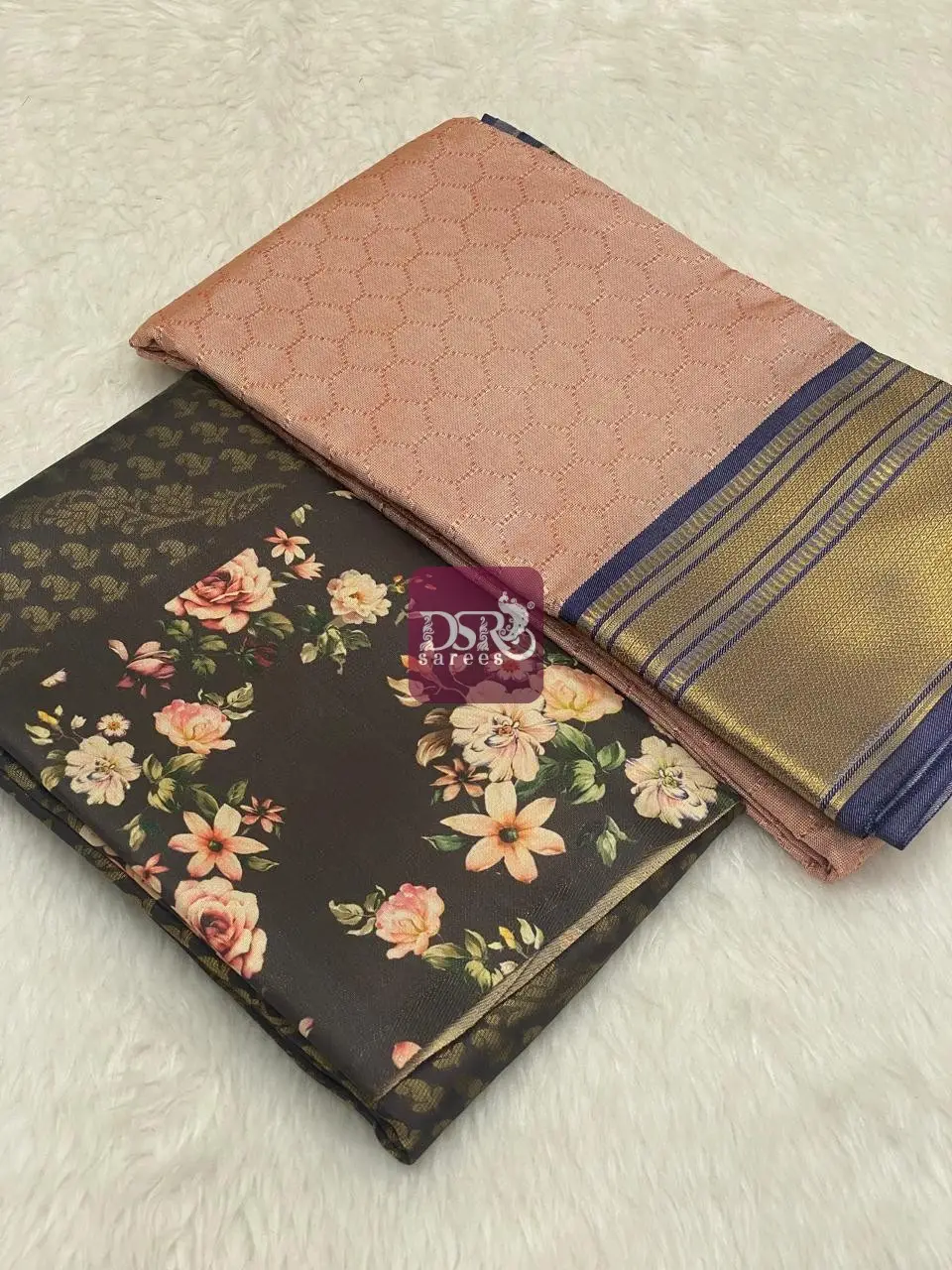 Floral Gaji Banarasi Silk