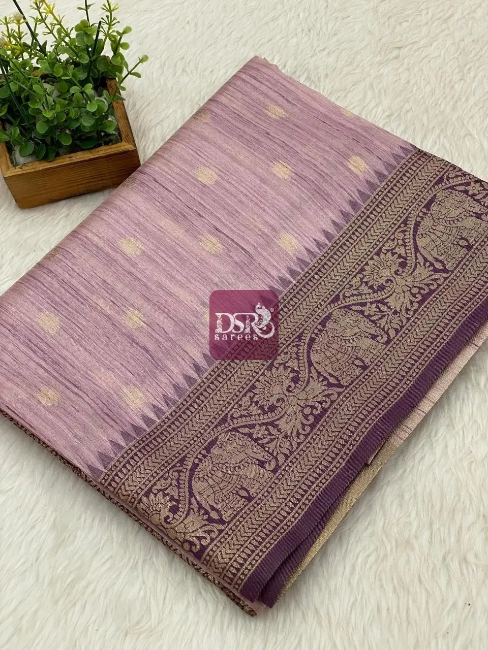 Munga Tussar Silk Sarees