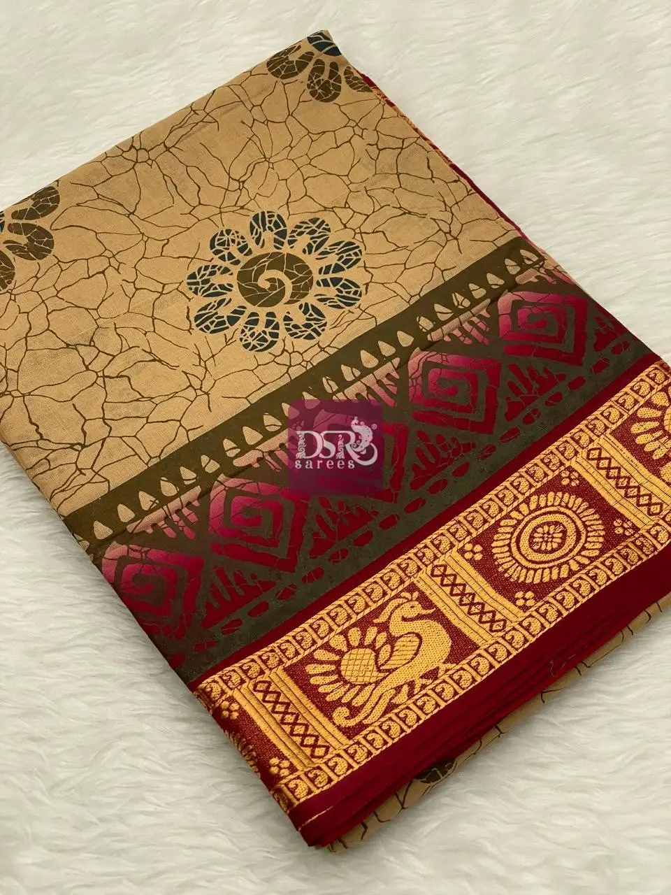 Printed Sugudi Cotton Sarees