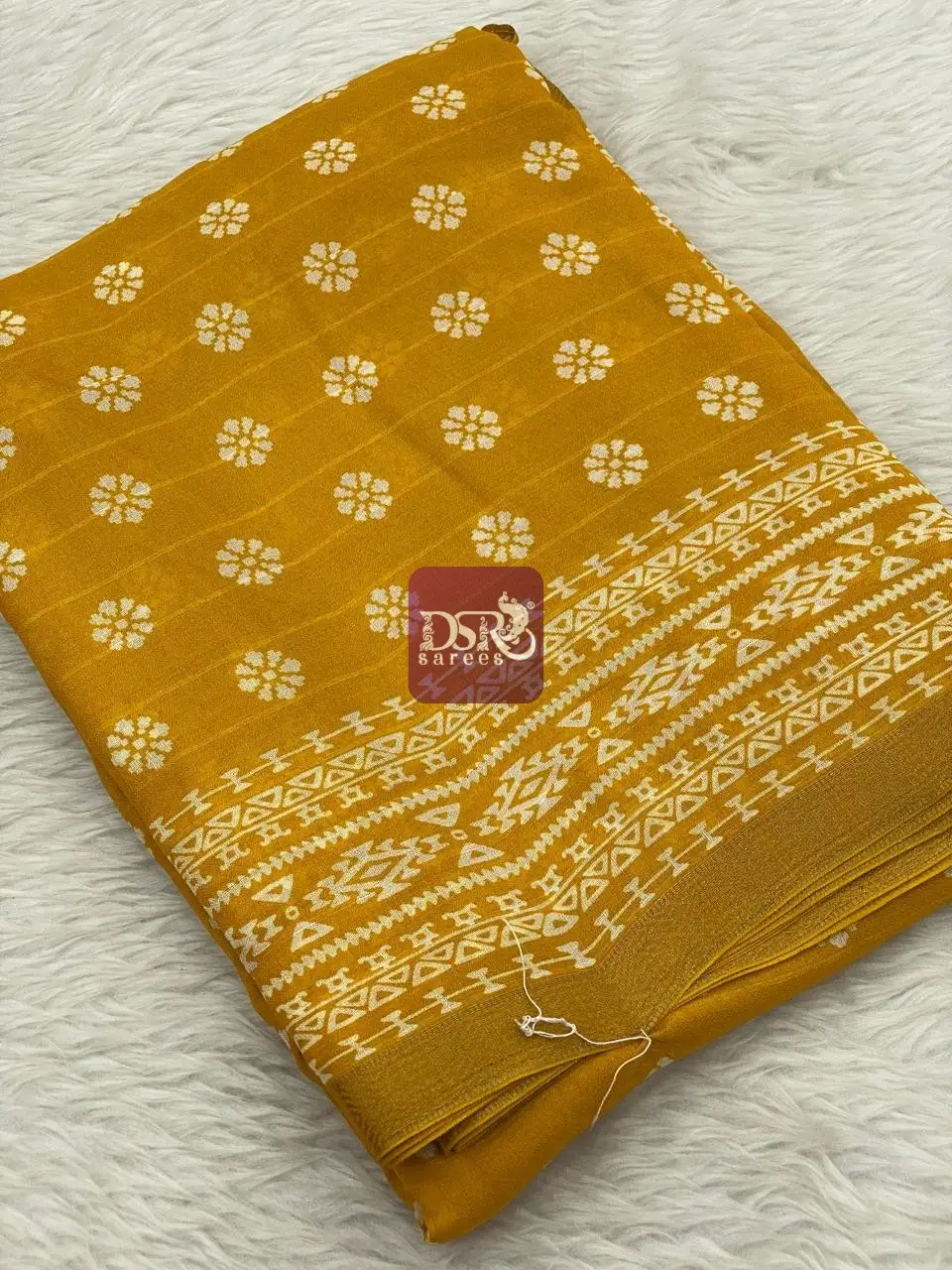 Viscose Chiffon Saree - vol7