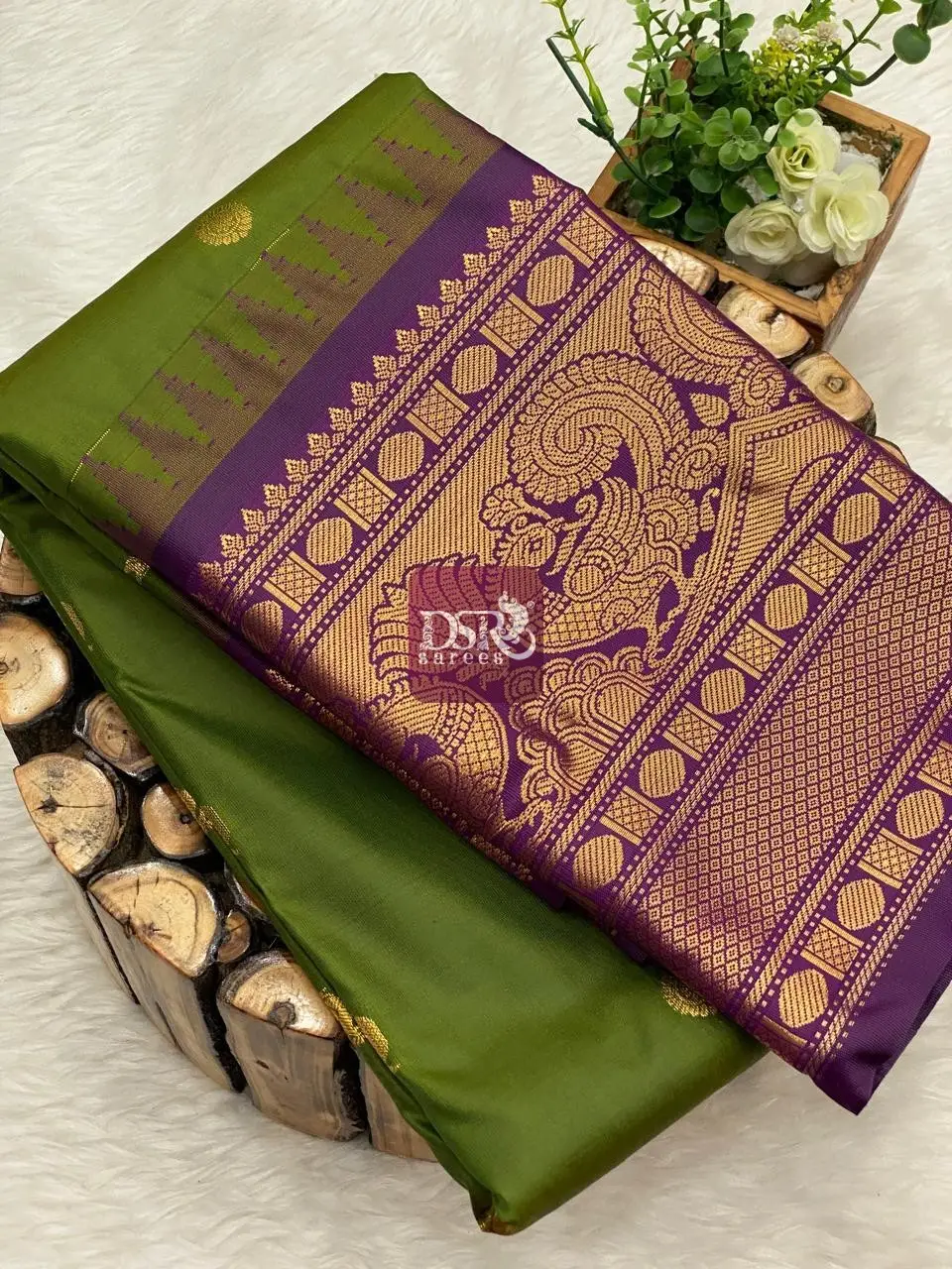 Semi Gadwal Border Sarees - Vol 1