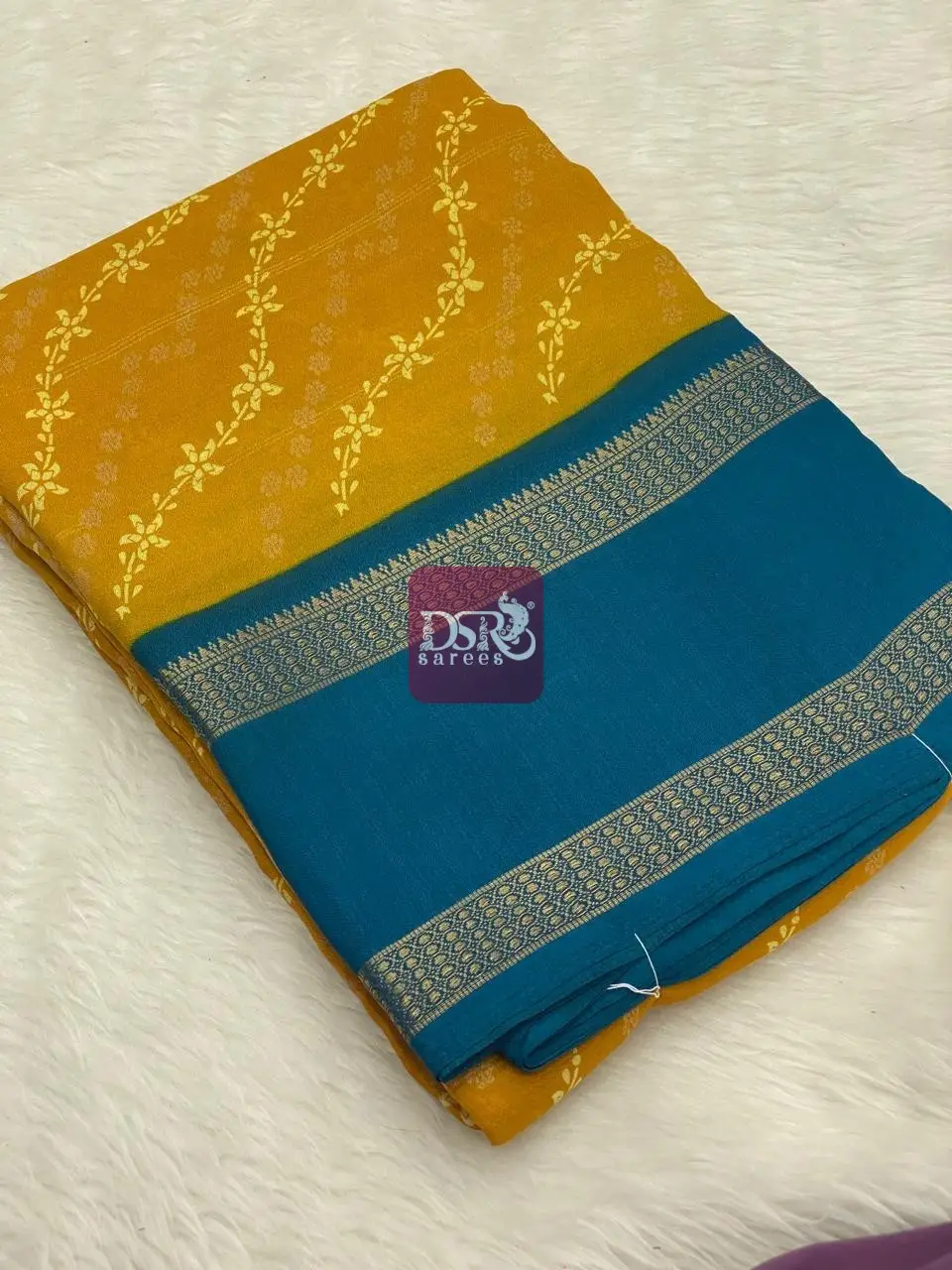 Viscose Chiffon Saree - vol9