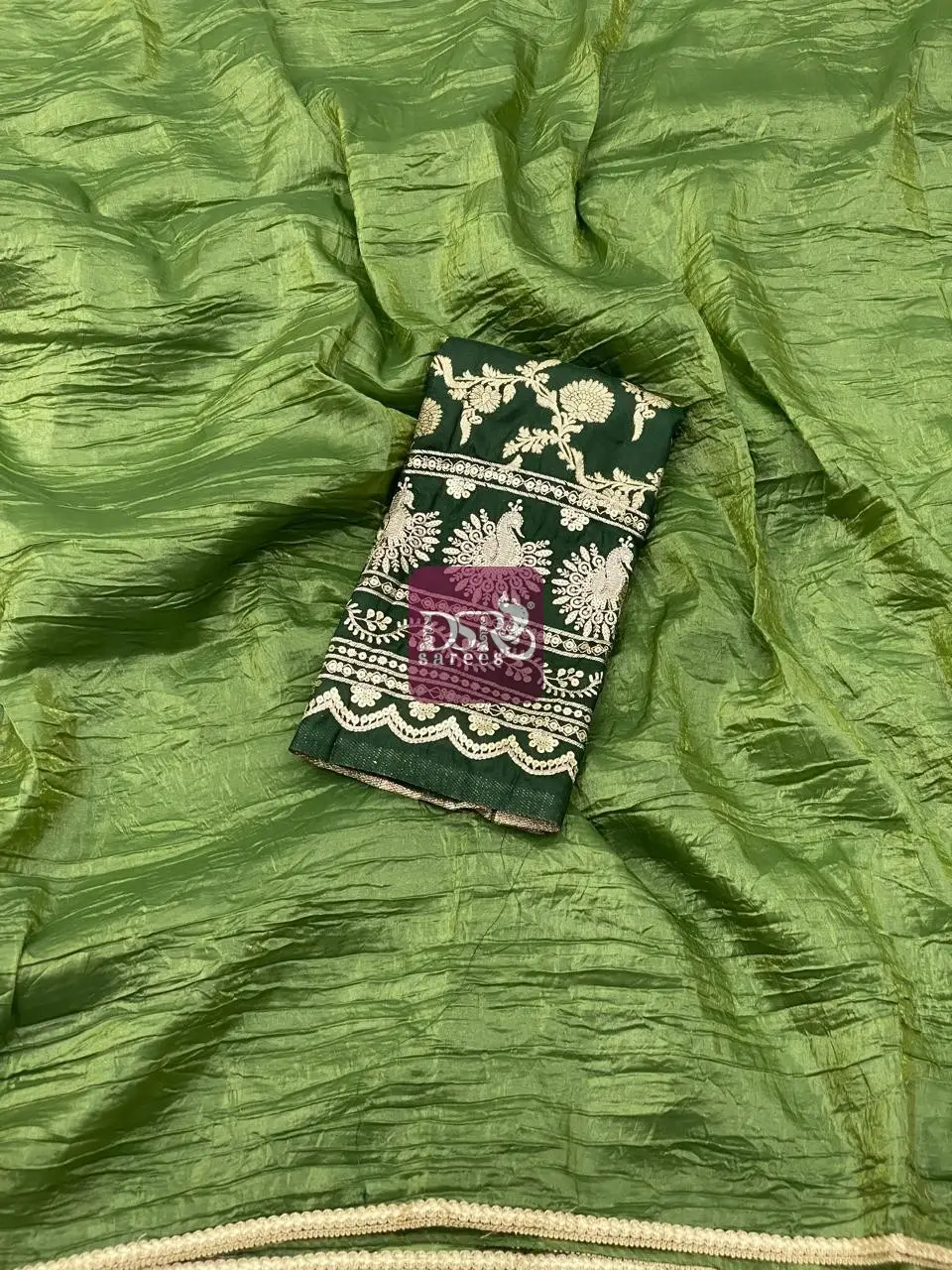 Banarasi crush Tissue Sarees
