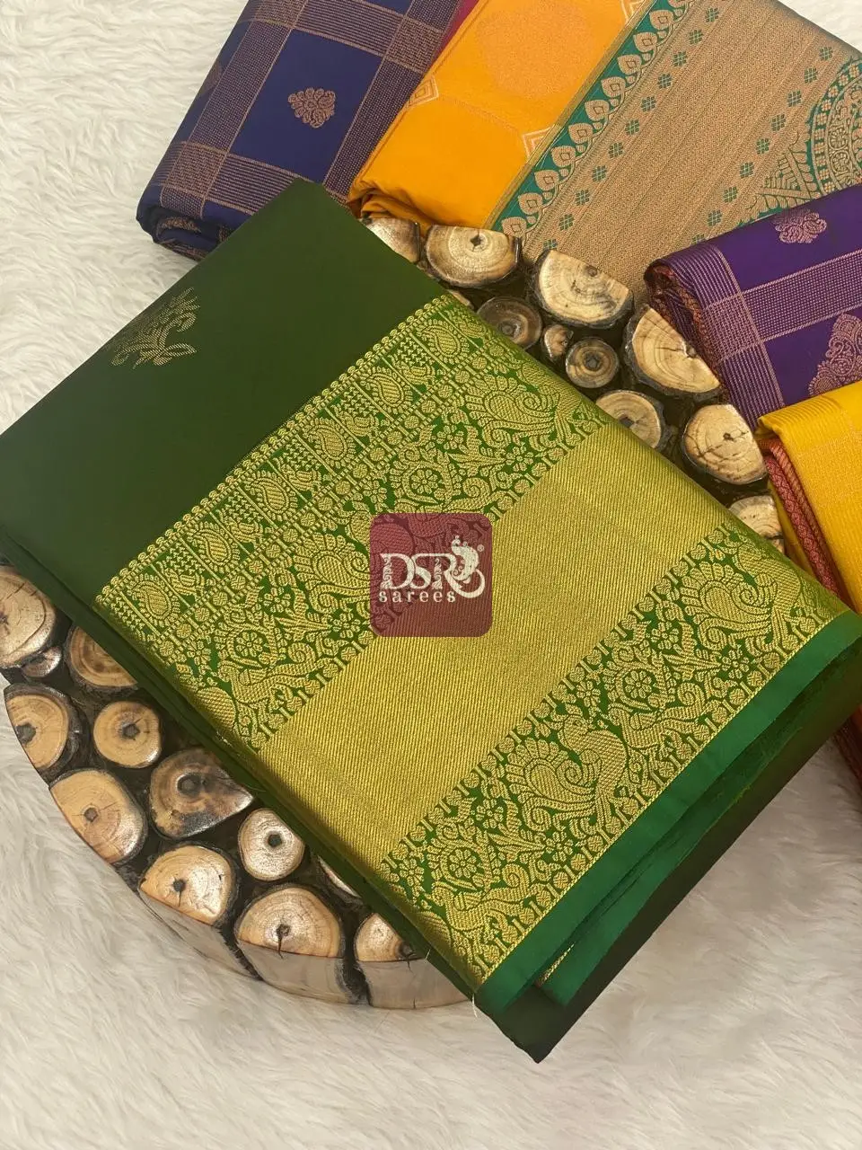 Semi Silk Udal Butta Sarees