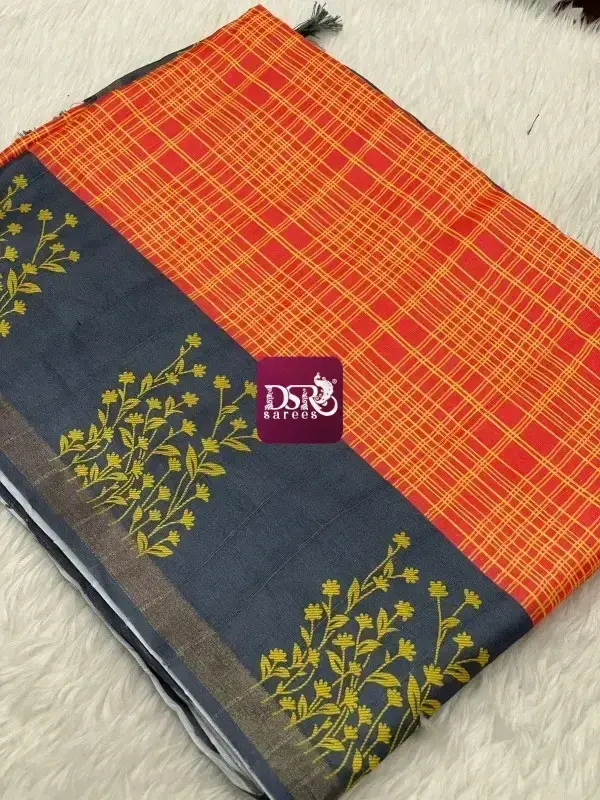 Jute Silk Saree
