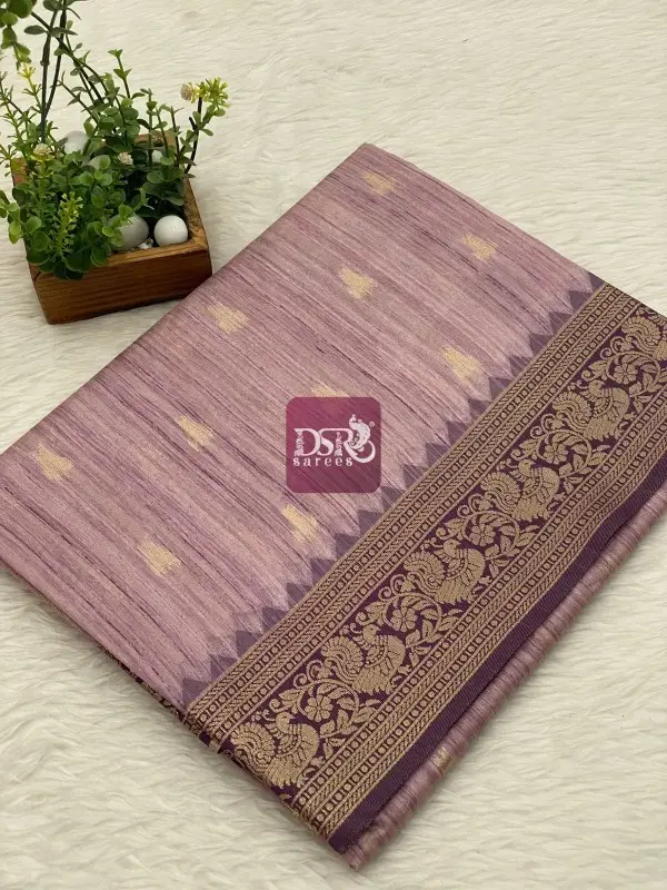 Munga Tussar Silk Sarees