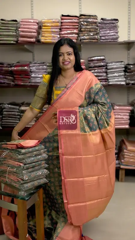 Meena Kari Tissue Bridal Sarees