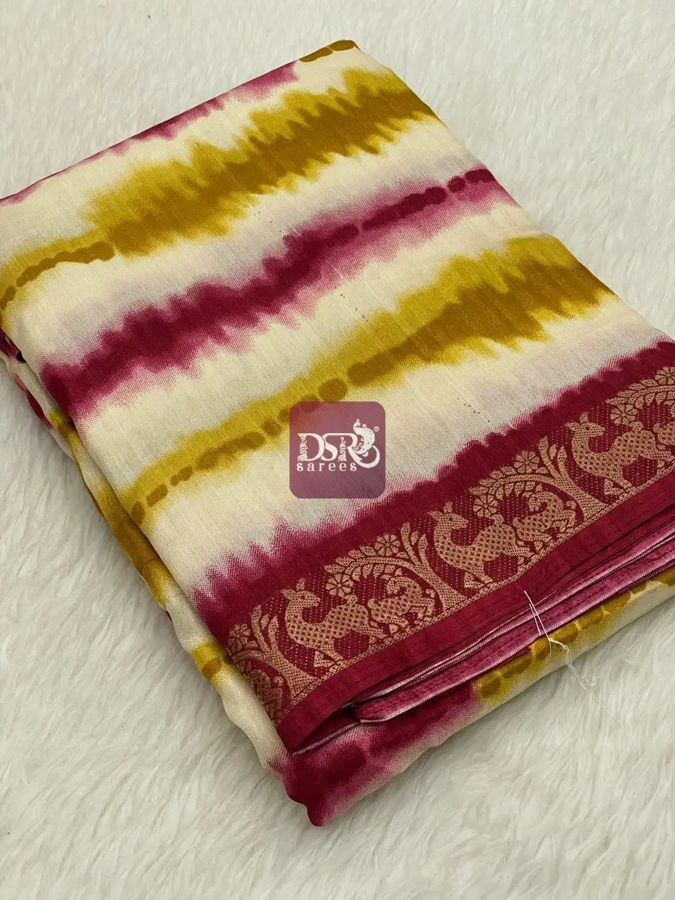 Viscose Shibori Sarees