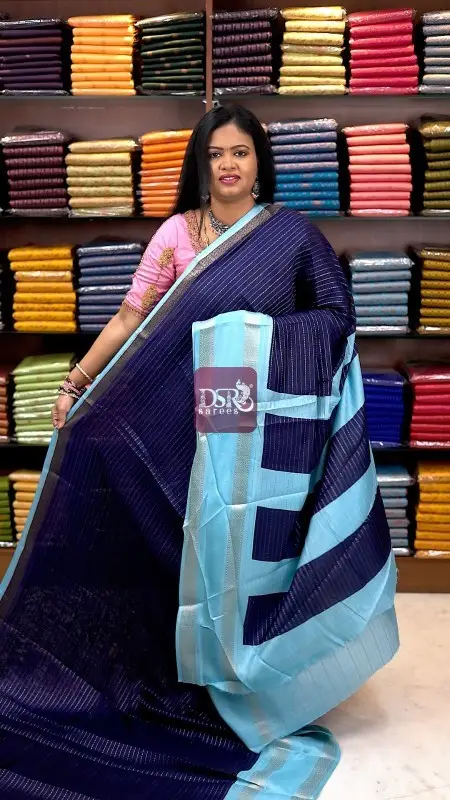 Semi Mysore Dola Crepe Saree