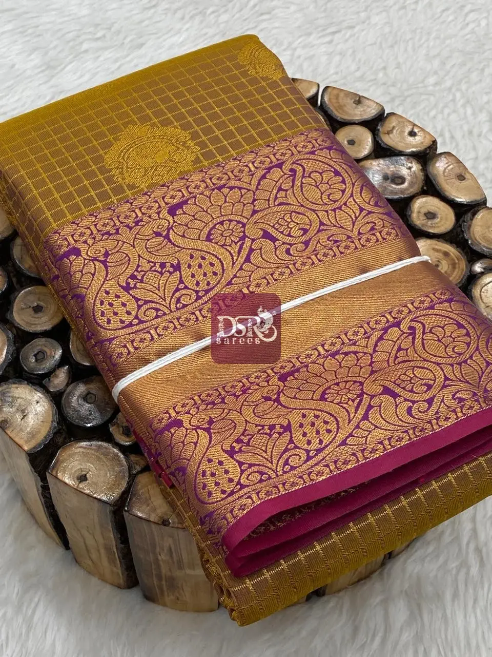 Checks Butta Bridal Sarees