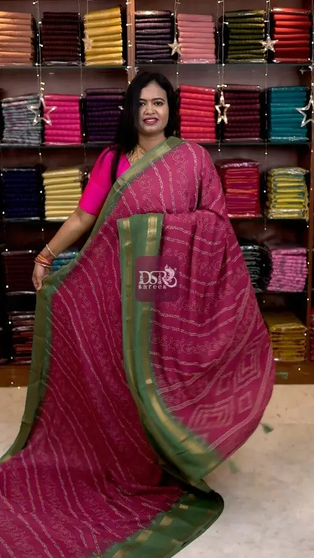 Viscose Chiffon Sarees - vol1