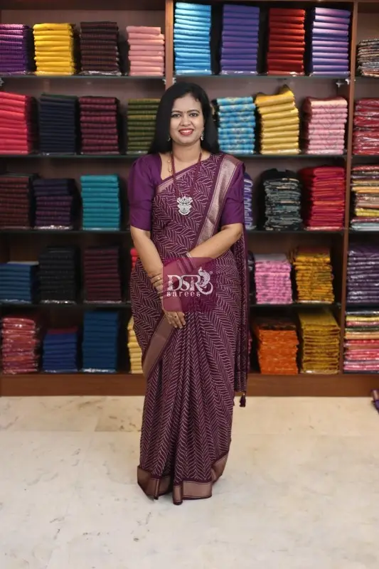 Viscose Chiffon Saree - vol6