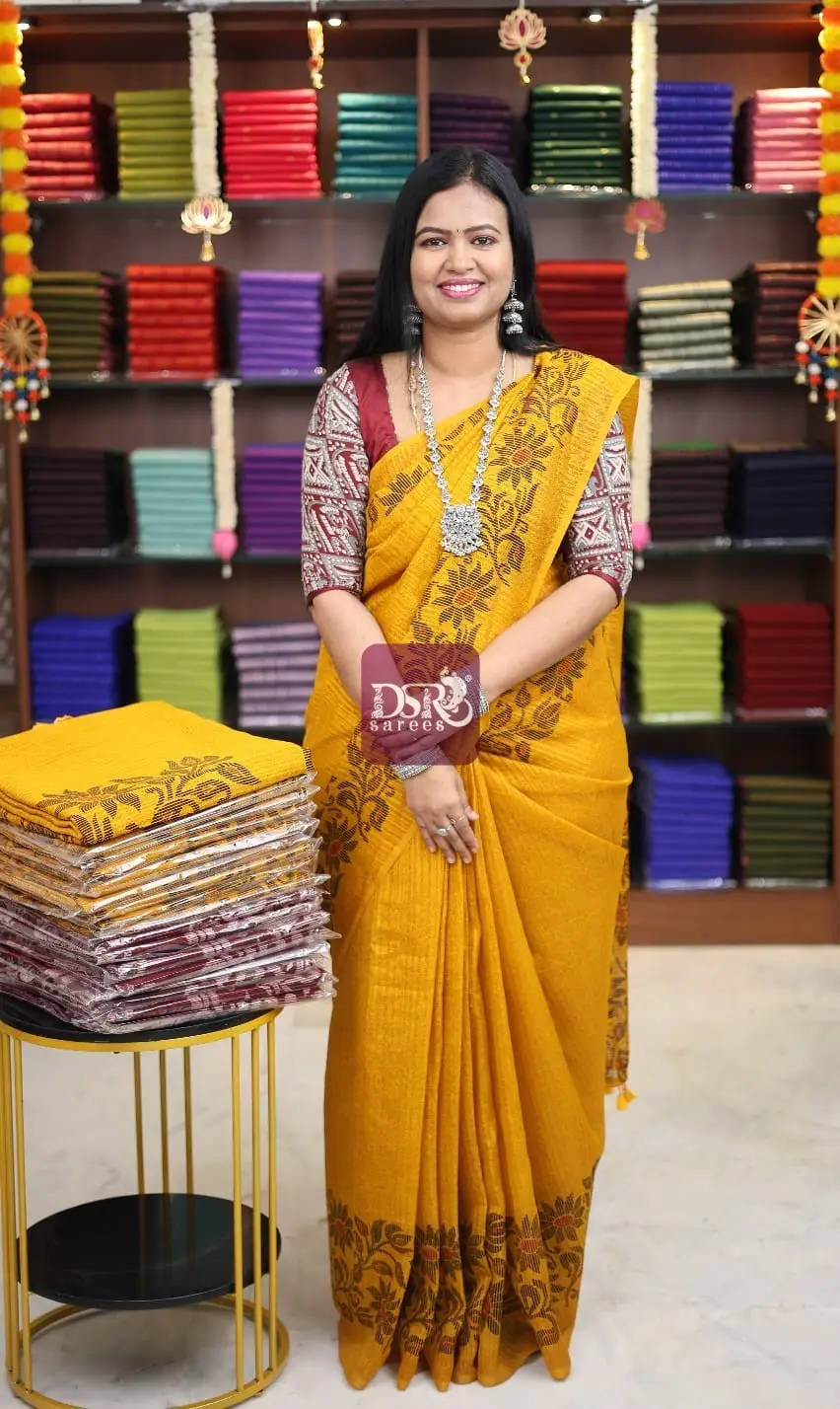 Jute Cotton Sarees - VOL5