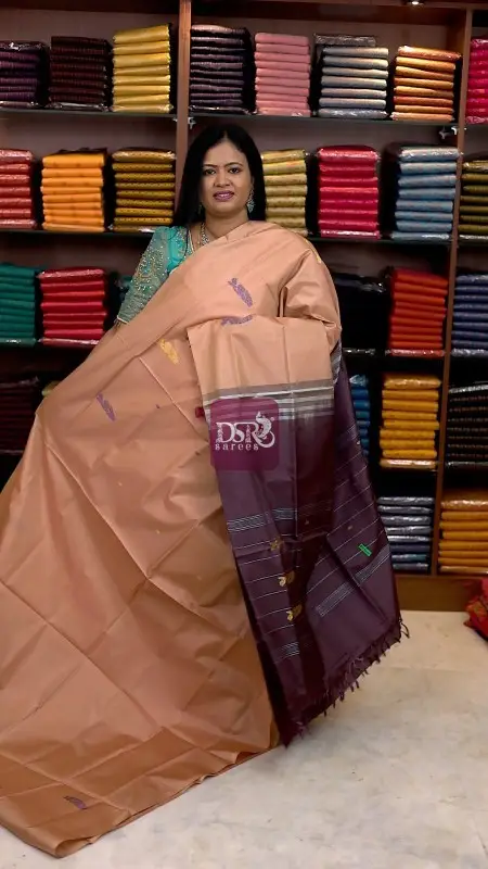 Banana Pith Fibre Saree