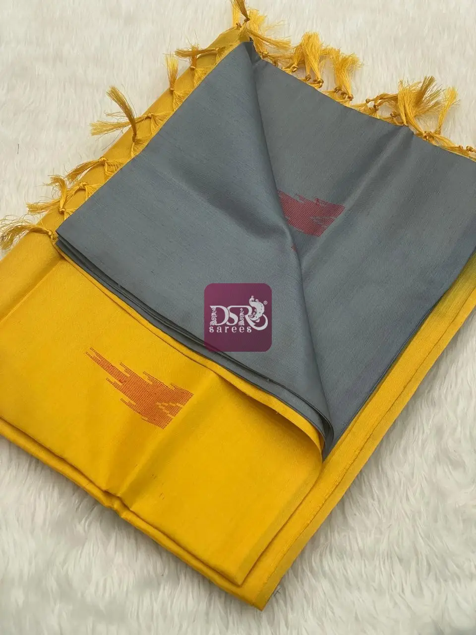 Banana Pith Fibre Saree