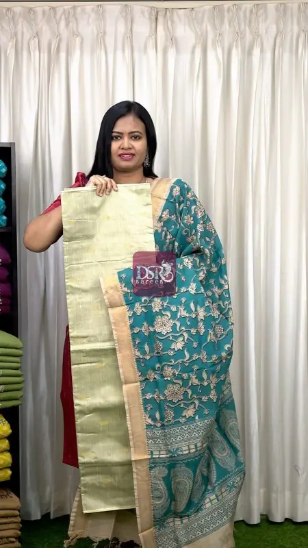 2 pc Unstitched Semi Dupion salwar suit