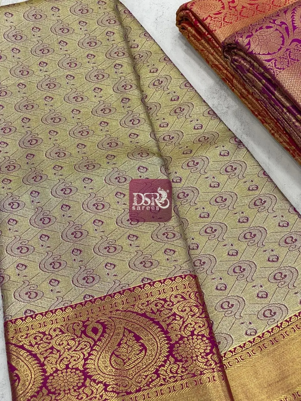 Semi Bridal Silk Sarees
