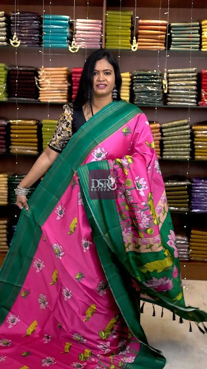 Kalamkari bridal saree