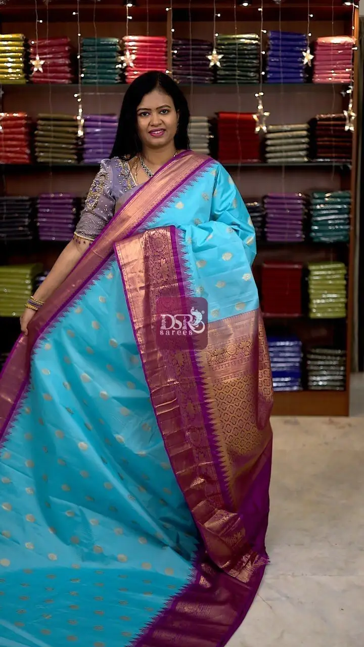Premium Gadwal Semi Pattu Sarees