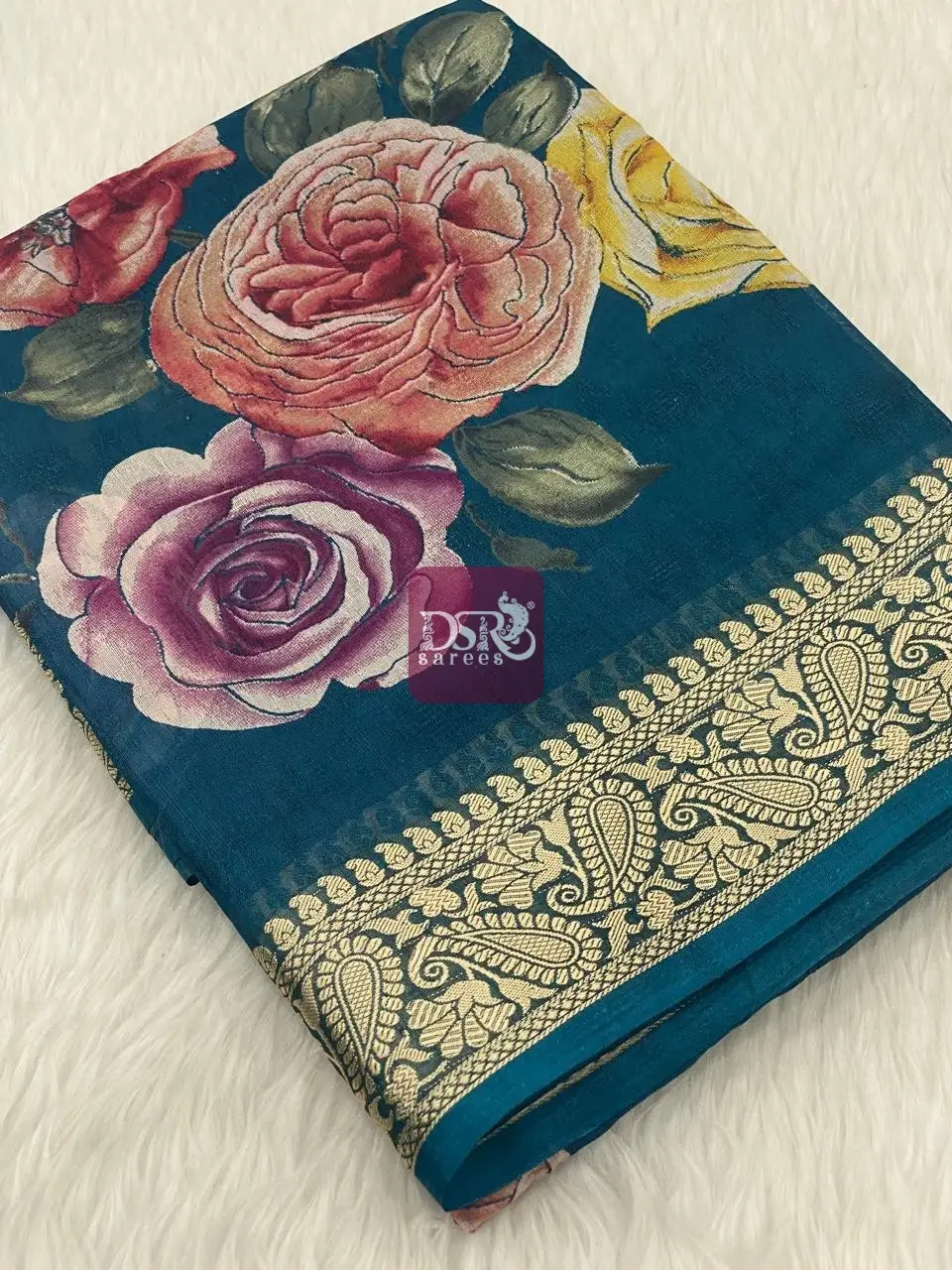 Viscose Chiffon Saree - vol8
