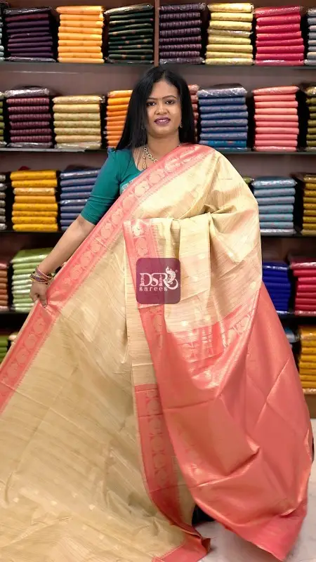 Munga Tussar Silk Sarees