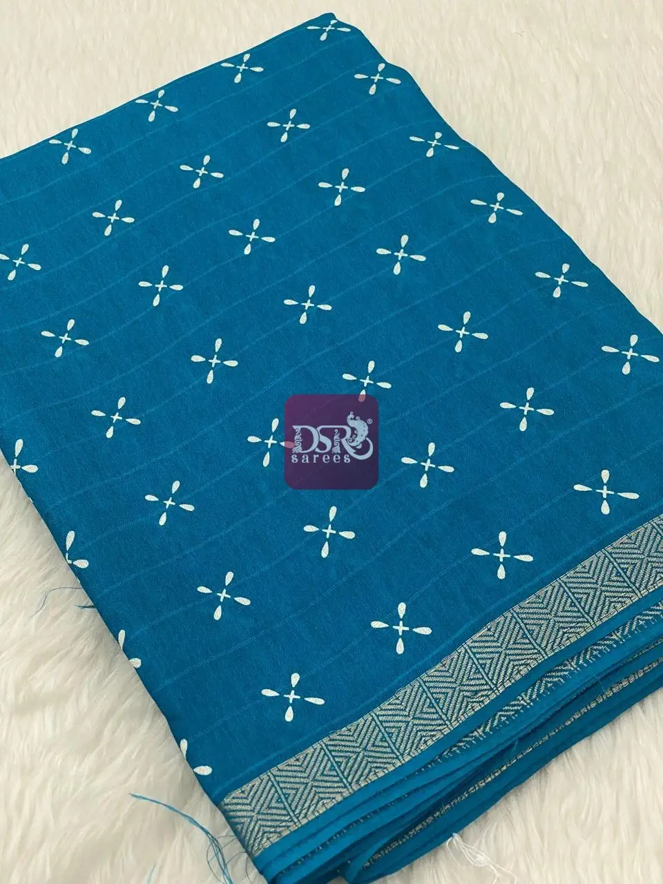 Viscose Chiffon Saree - vol8