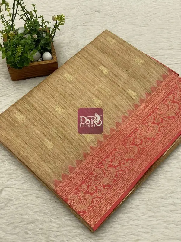 Munga Tussar Silk Sarees
