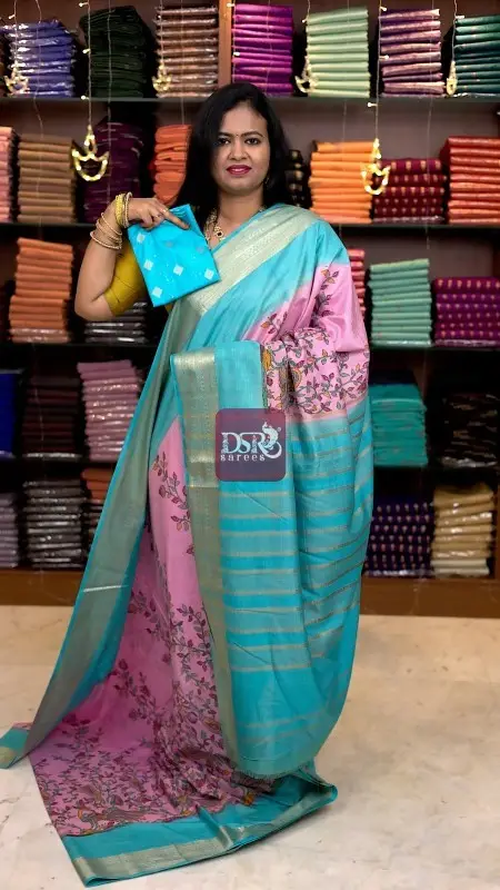 Kalamkari Viscose Crepe Silk