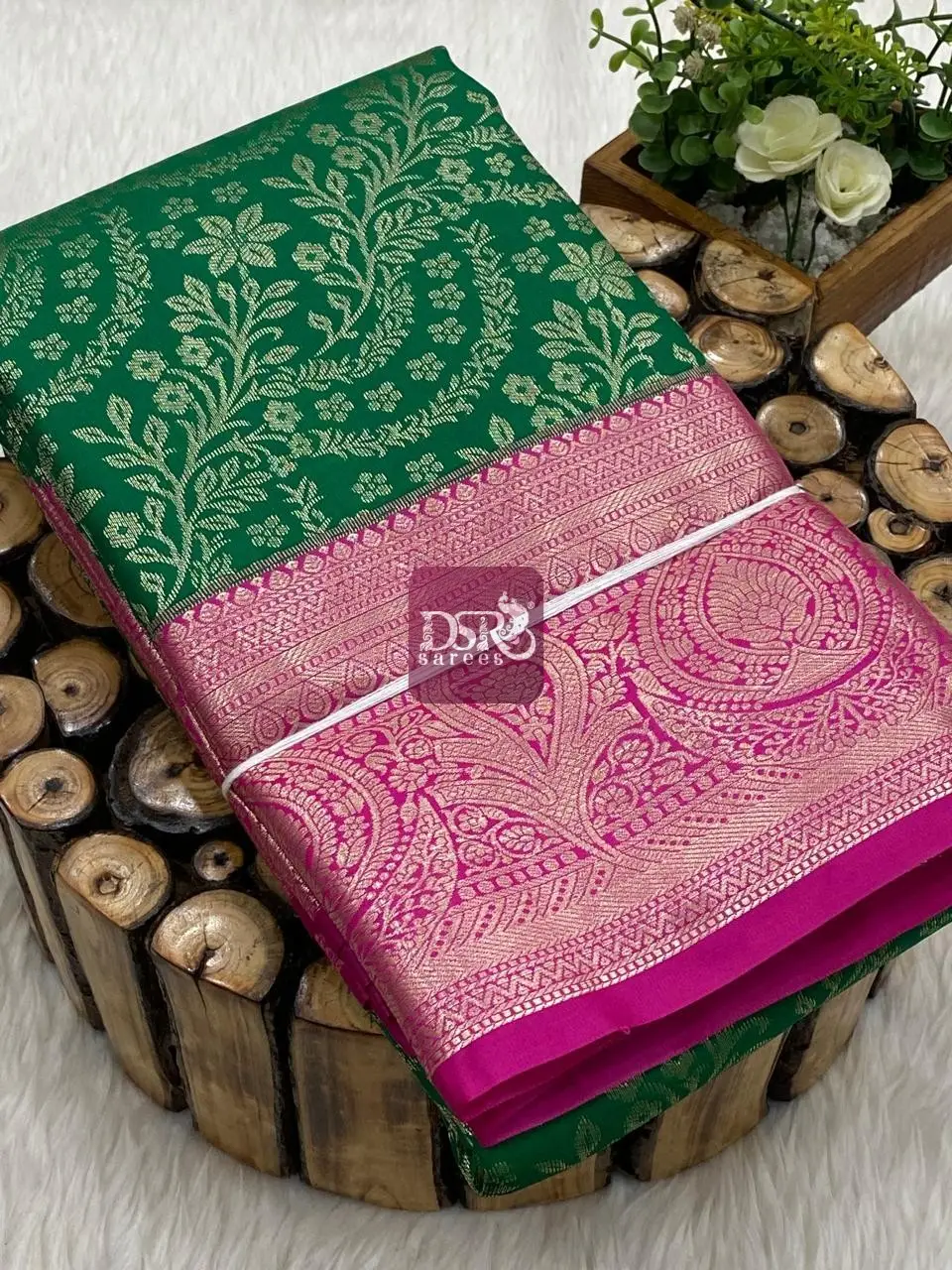 Tissue Brocade Silk Sarees