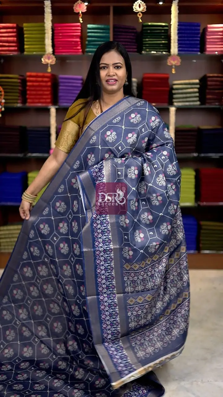 Khadhi Jute Cotton Sarees