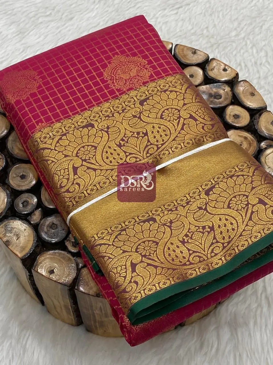 Checks Butta Bridal Sarees