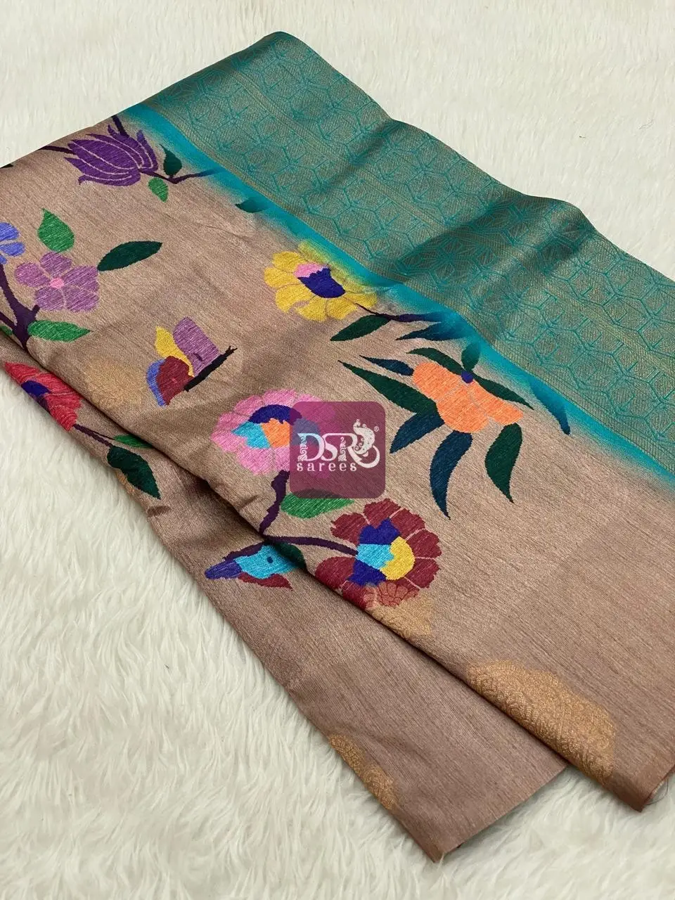 Paithani tussar silk sarees
